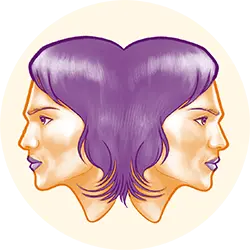 Gemini zodiac icon